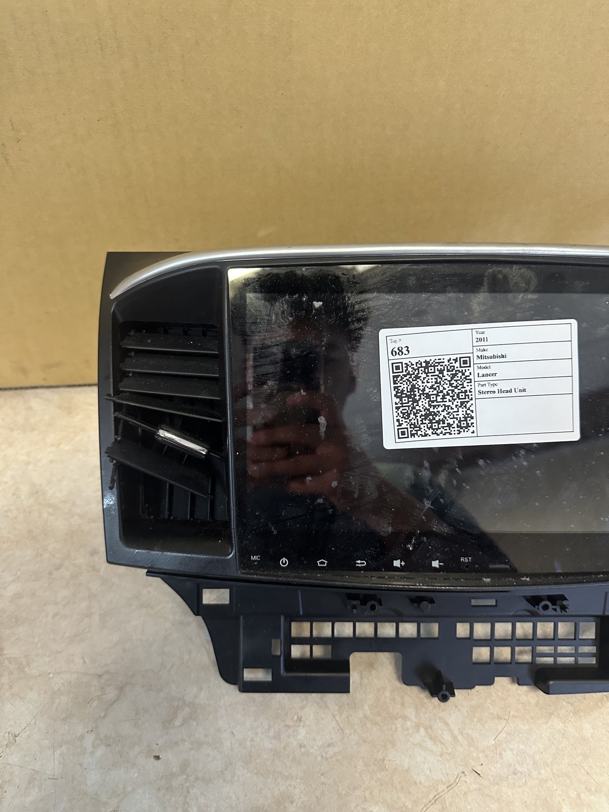 2011 Mitsubishi Lancer Lancer Sedan Stereo Head Unit 221588