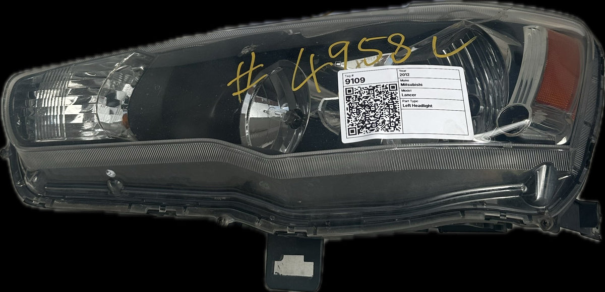 2012 Mitsubishi Lancer Sedan Left Headlight