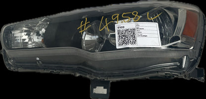 2012 Mitsubishi Lancer Sedan Left Headlight
