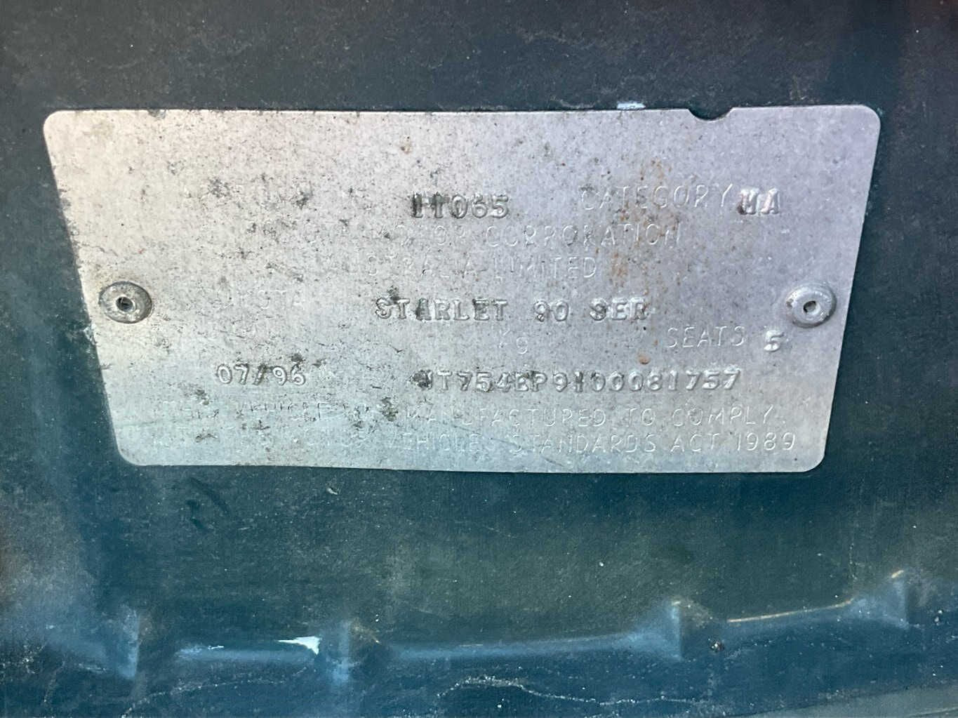 1996 Toyota Starlet