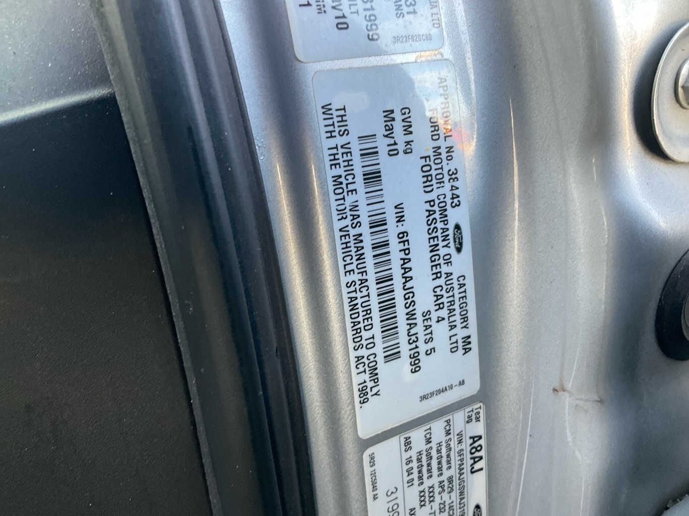 2010 Ford Falcon XT FG