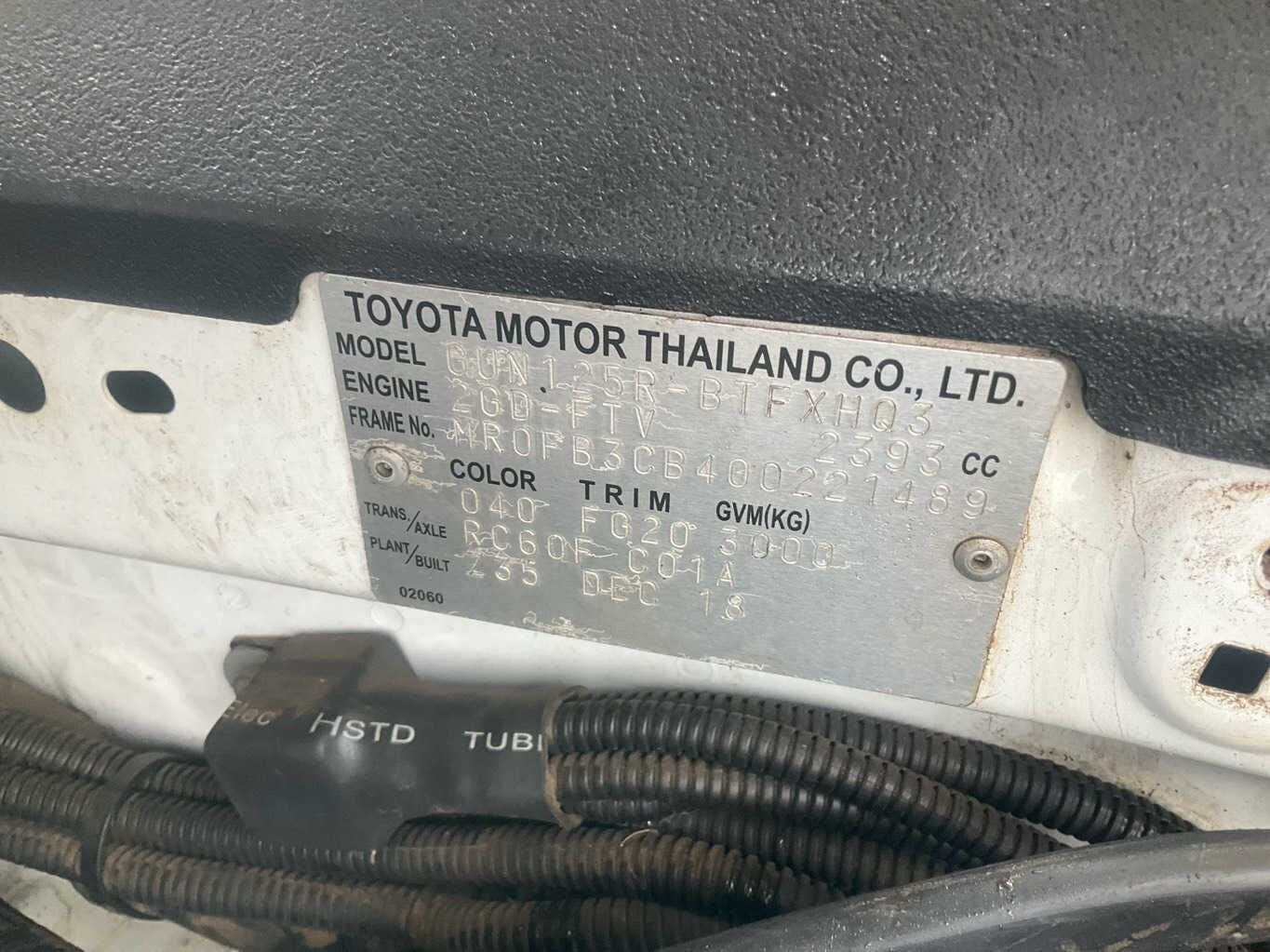 2019 Toyota Hilux AN120