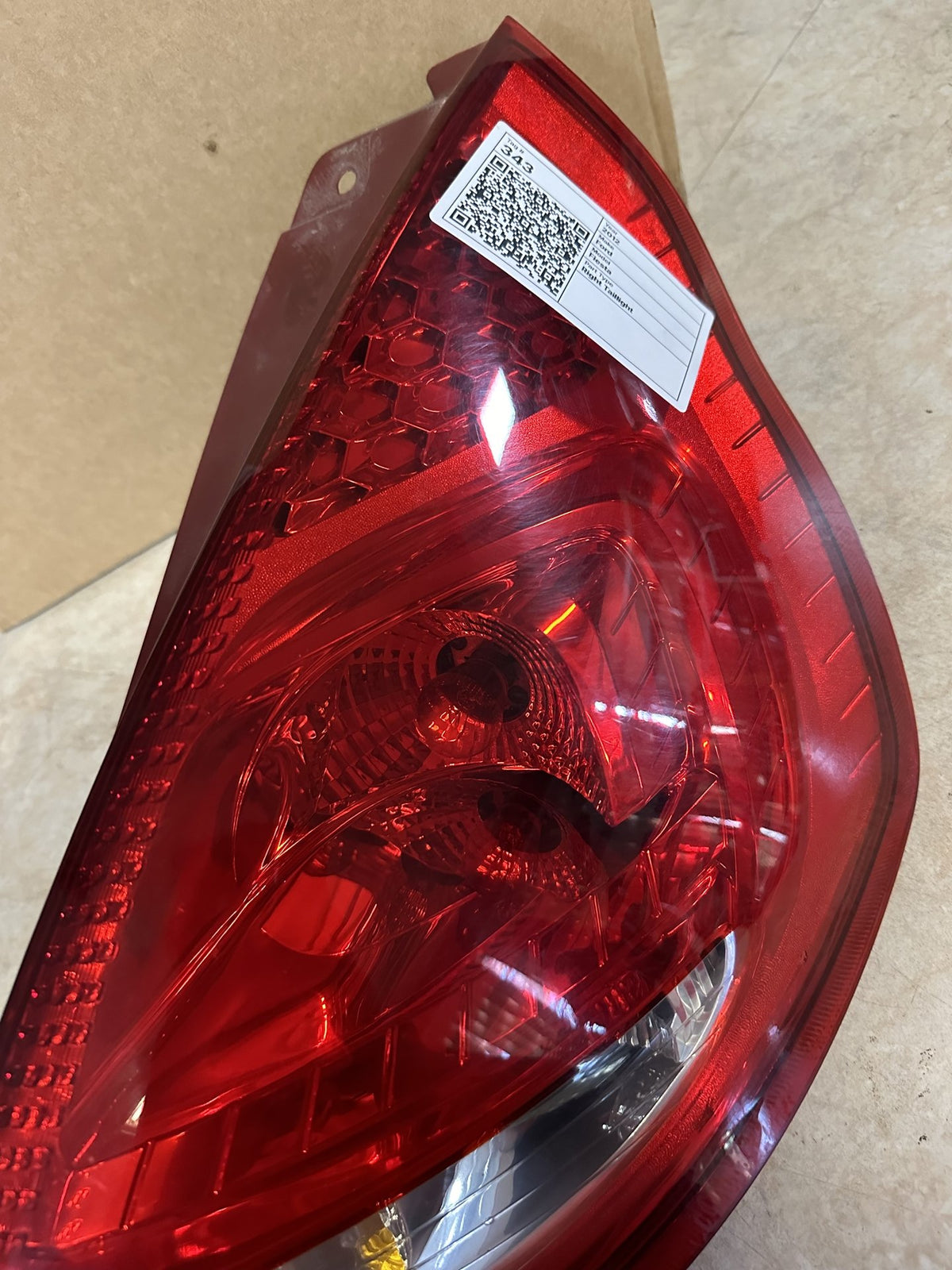 2012 Ford Fiesta - Right Taillight