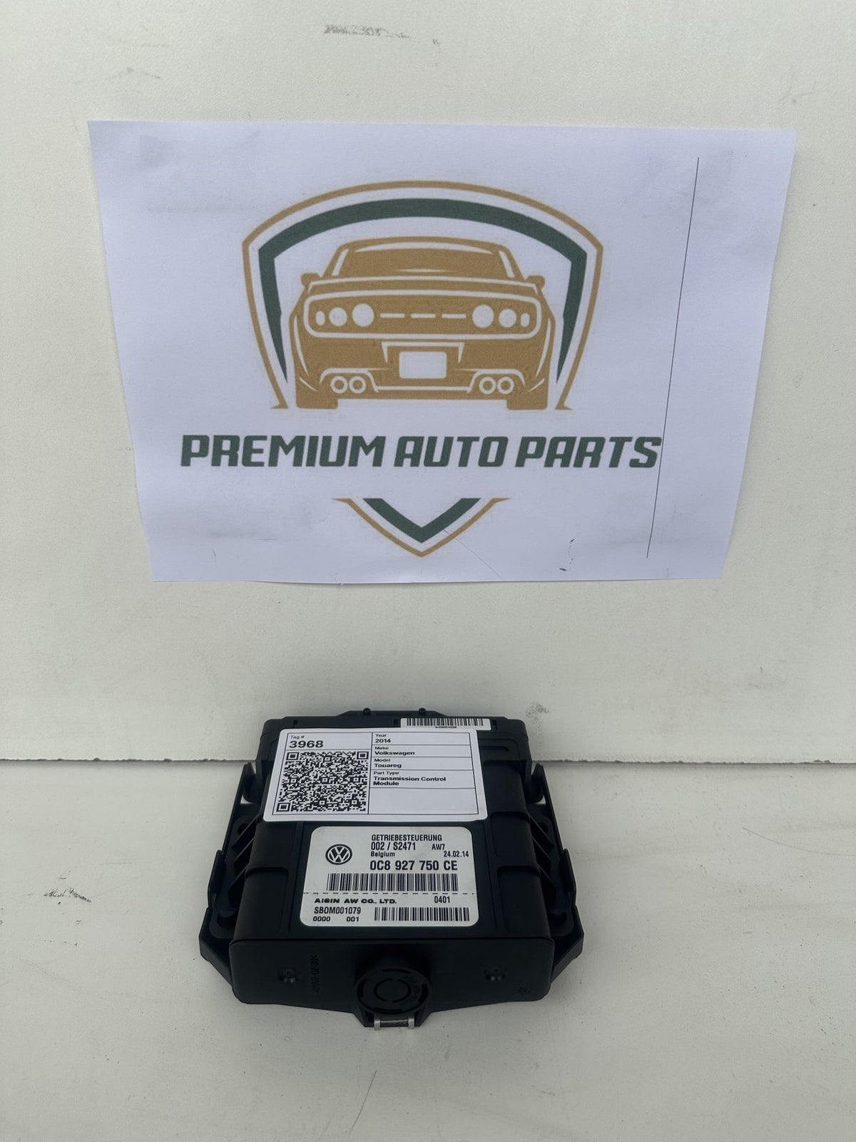 2010-2018 Volkswagen Touareg MK2- 7P SUV Transmission Control Module 0C8927750CE