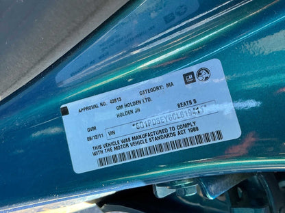 2011 Holden Cruze CD JH