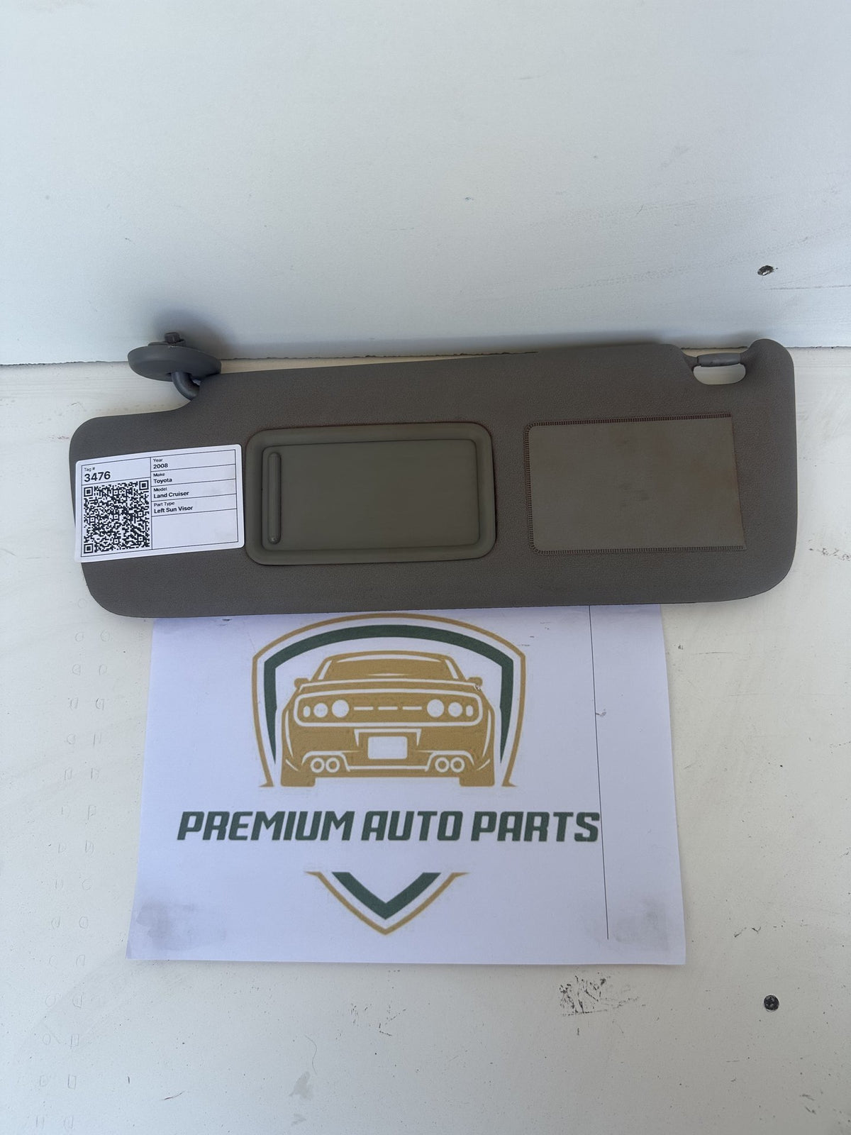 2006-2009 Toyota Land Cruiser J120 SUV Left Sun Visor