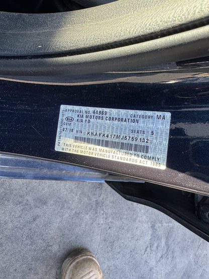 2018 Kia Cerato LX Sedan 
Kia
Cerato