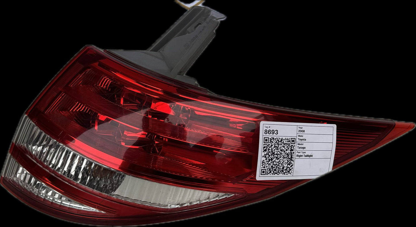 2008 Toyota Tarago Station Wagon Right Taillight
