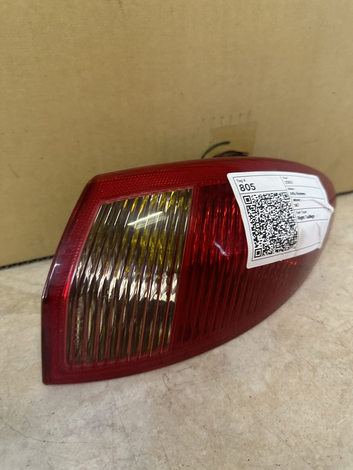 2003 Alfa Romeo 147 - Right Taillight