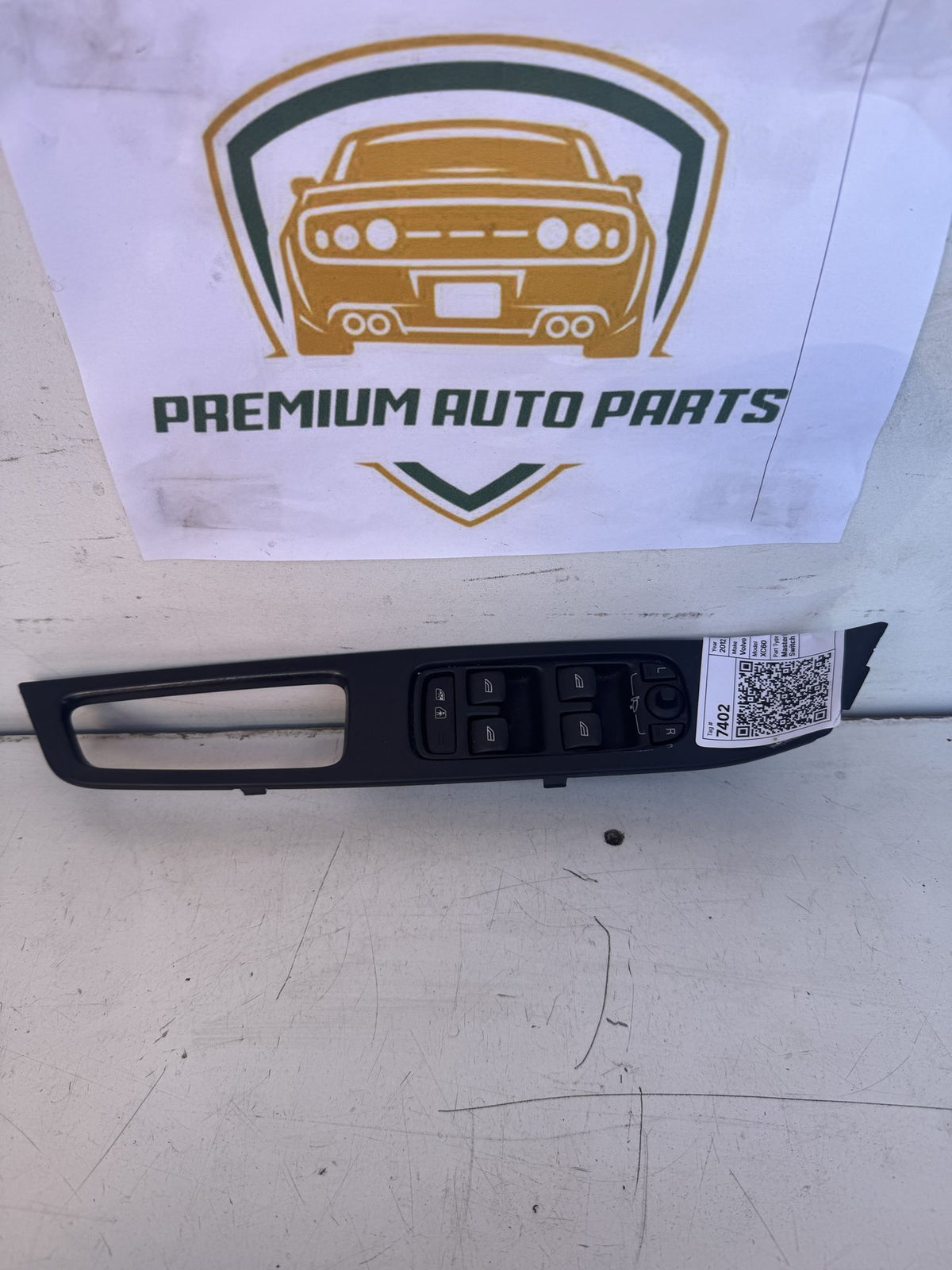 2012 Volvo XC60 Station Wagon Master Power Window Switch
