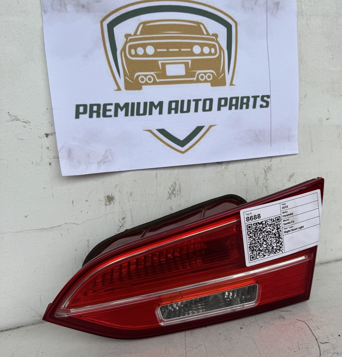 2013 Hyundai Santa Fe DM Station Wagon Right Boot Light