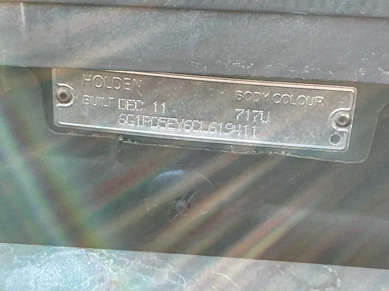 2011 Holden Cruze CD JH