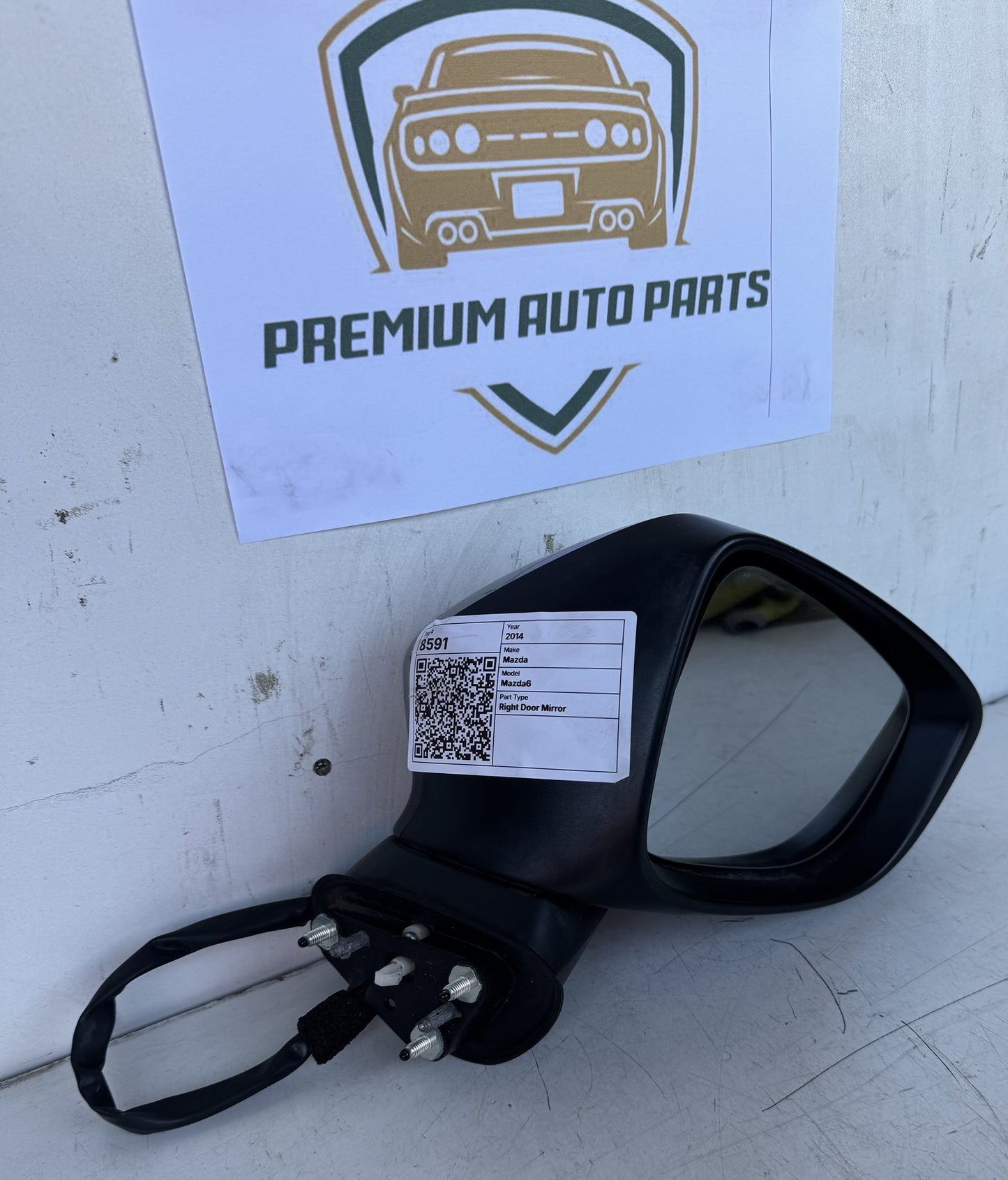 2014 Mazda Mazda6 Station Wagon Right Door Mirror