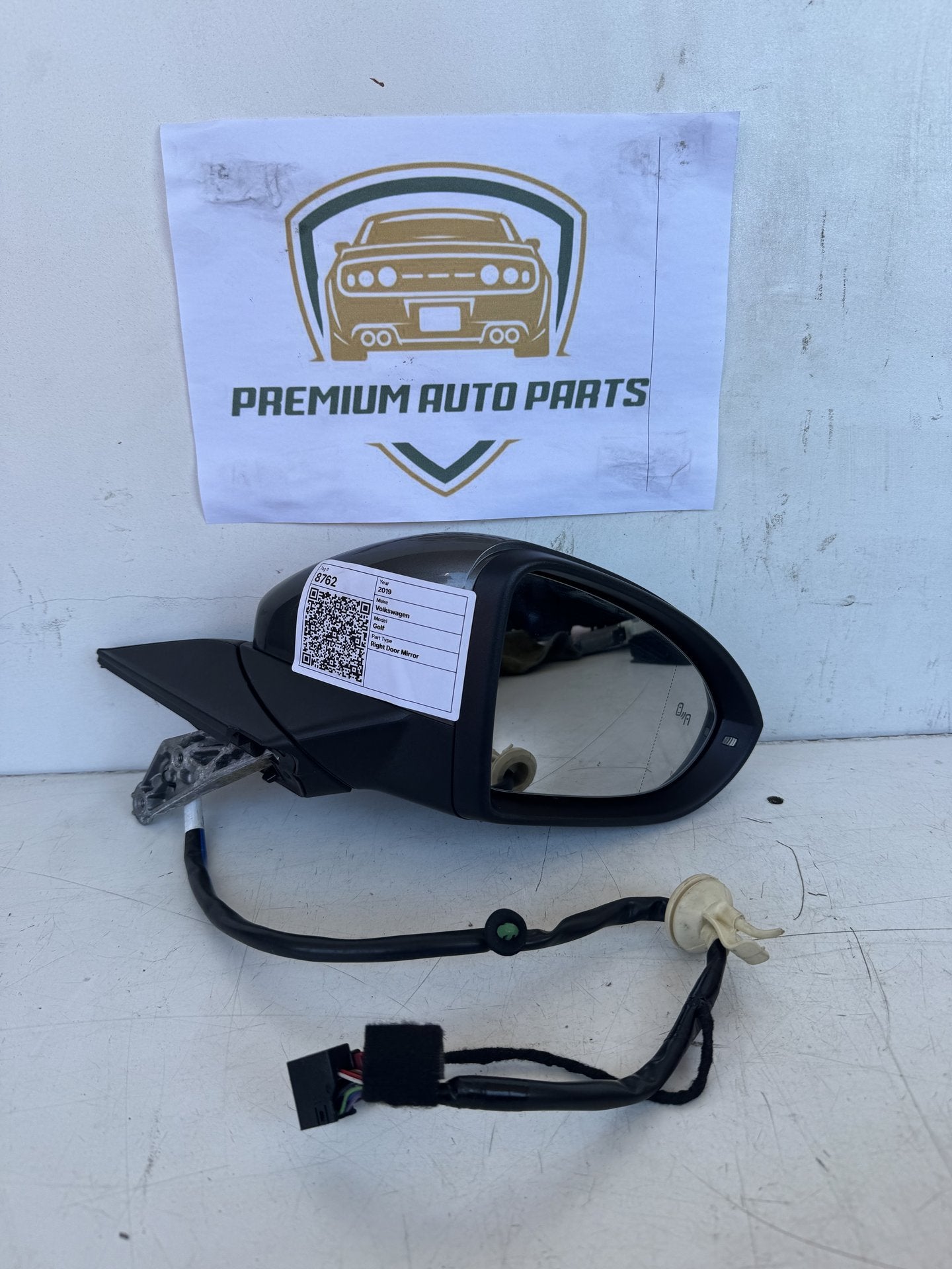 2019 Volkswagen Golf Station Wagon Right Door Mirror 021277