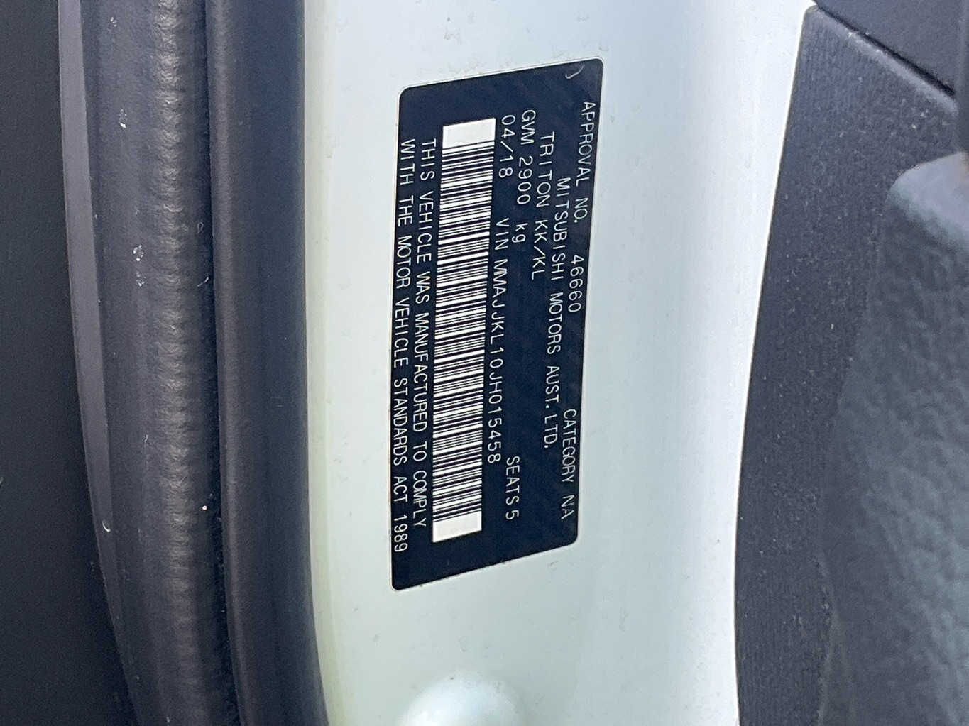2018 Mitsubishi Triton Si MQ