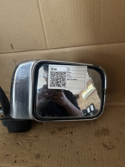2014 Nissan Navara D22 Double Cab Utility Right Door Mirror 022906