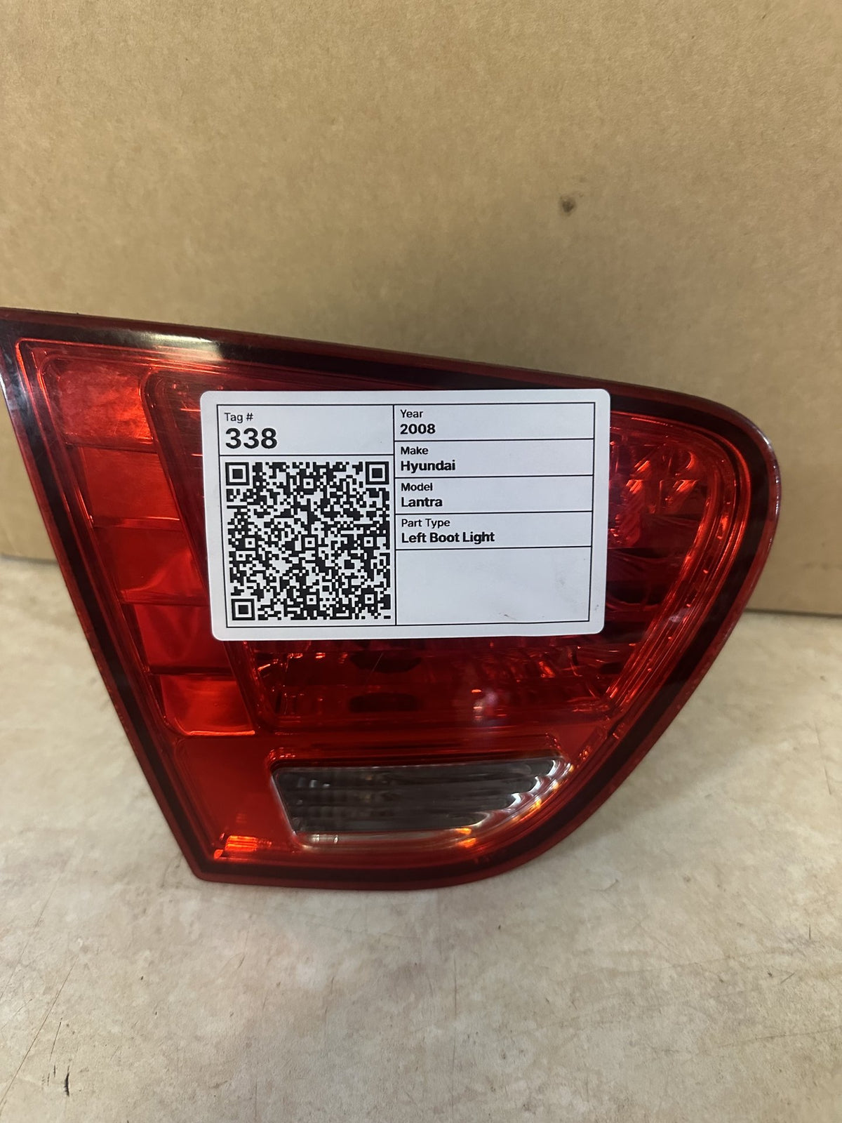 2008 Hyundai Elantra Sedan Left Boot Light 924042H01