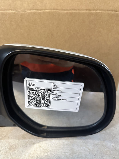 2010 Mitsubishi Outlander Outlander Station Wagon Right Door Mirror 022588