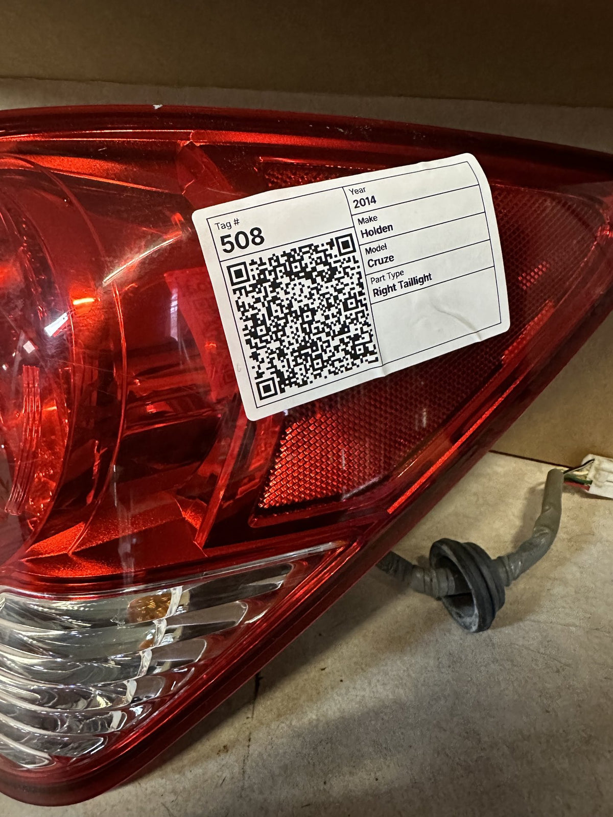 2014 Holden Cruze - Right Taillight