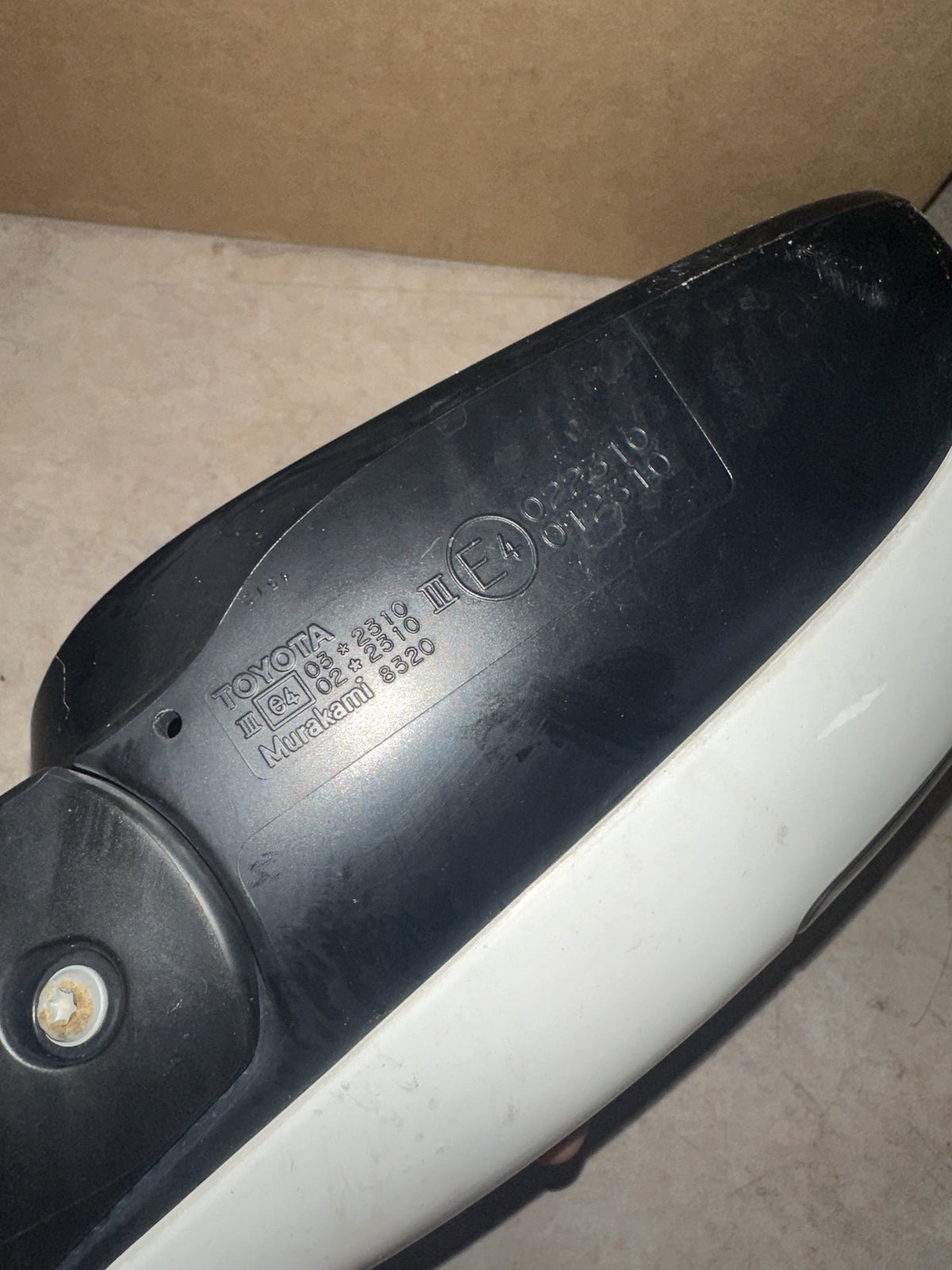 2012 Toyota Corolla Corolla Sedan Right Door Mirror 022310