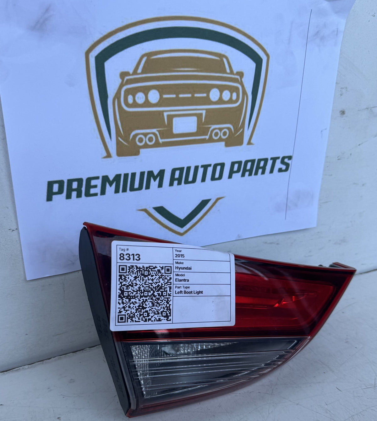 2015 Hyundai Elantra Sedan Left Boot Light 92403-3X2