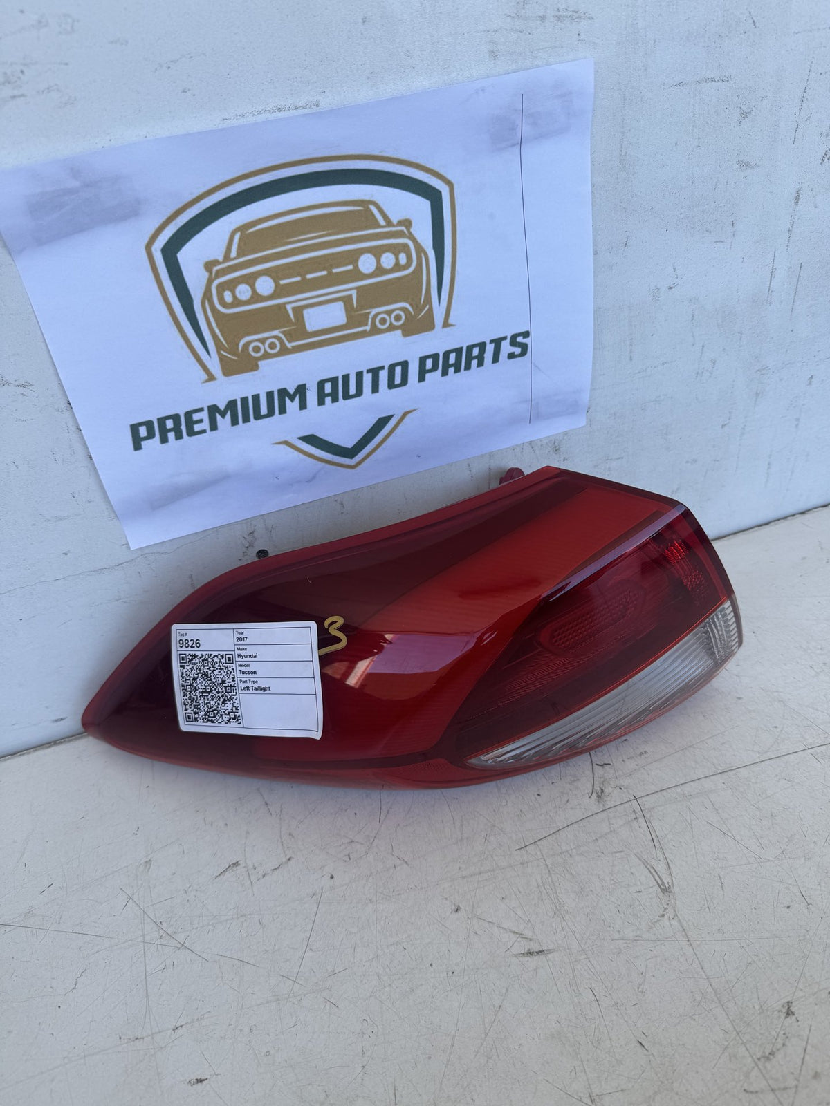 2017 Hyundai Tucson Station Wagon Left Taillight