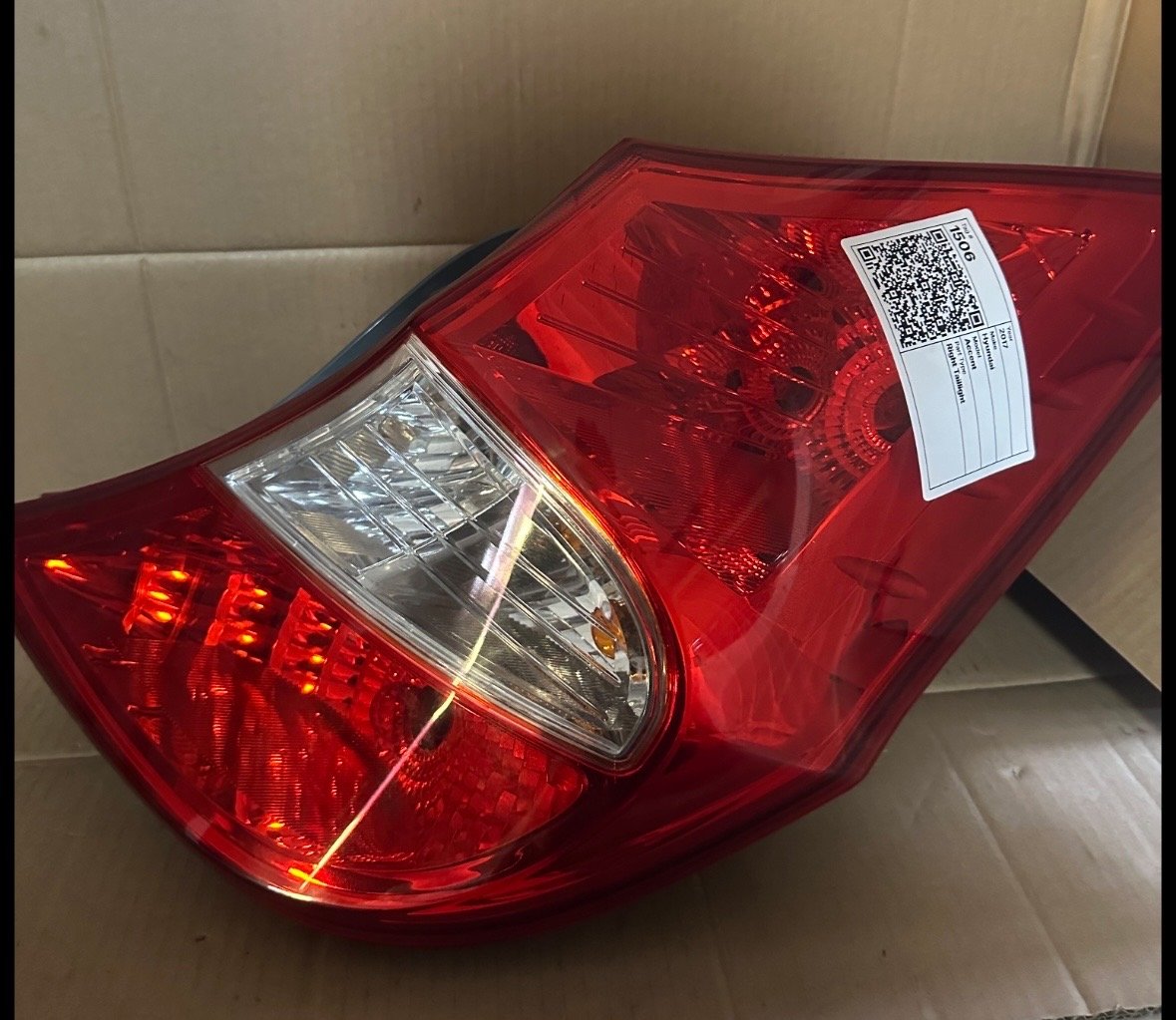 2017 Hyundai Accent RB Hatchback Right Taillight 924021R2