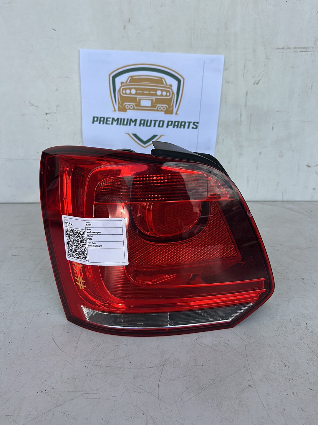 2012 Volkswagen Polo Hatchback Left Taillight