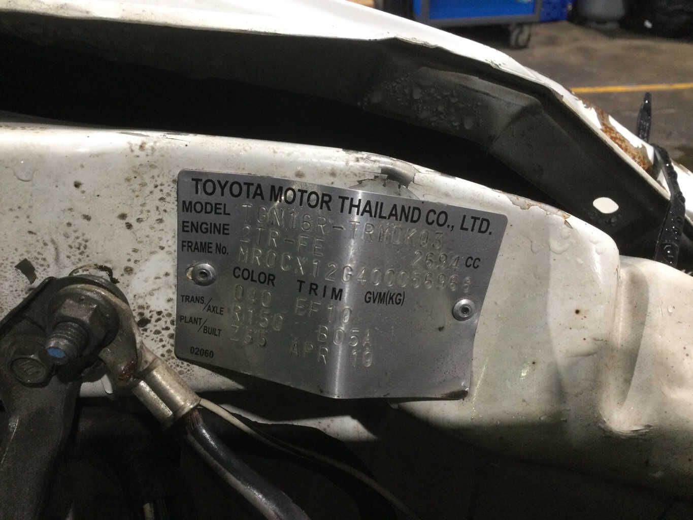 2010 Toyota Hilux Workmate