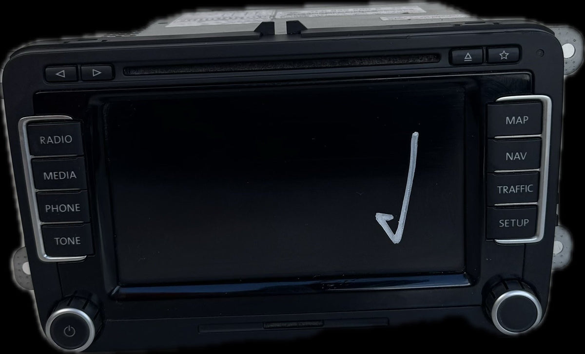 2013 Volkswagen Caravelle Station Wagon Stereo Head Unit 7F0 035 680 B