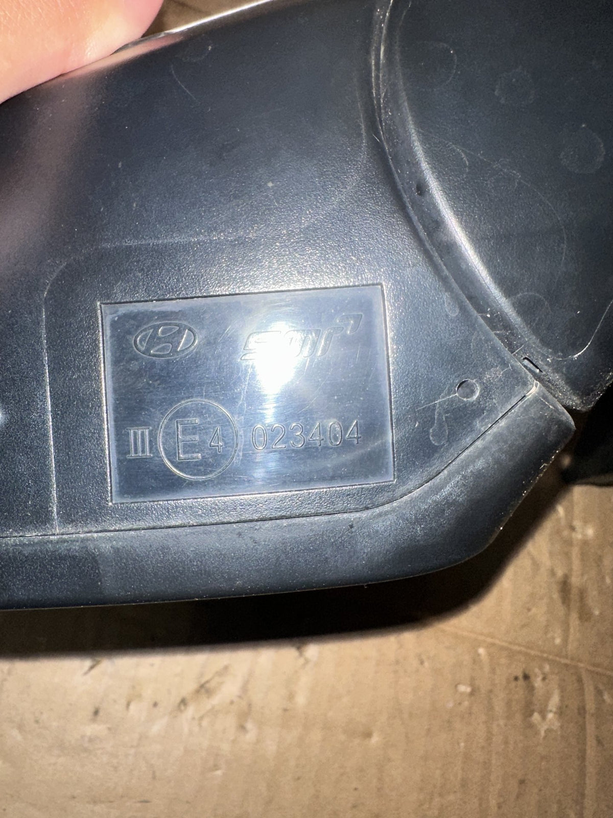 2012 Hyundai Elantra MD Sedan Right Door Mirror 023404