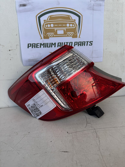 2012 Toyota Camry XV50 Sedan Left Taillight