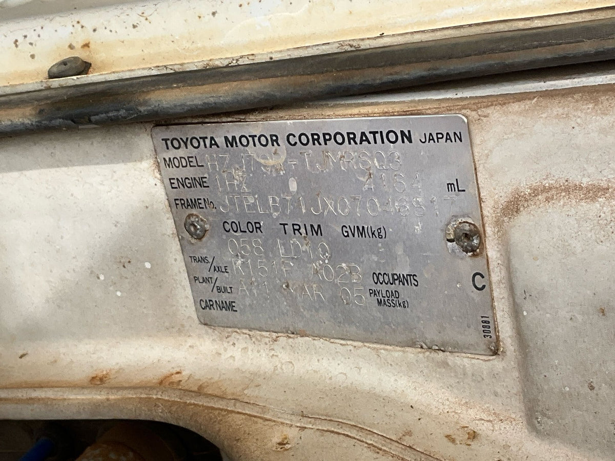 2005 Toyota Land Cruiser J70
