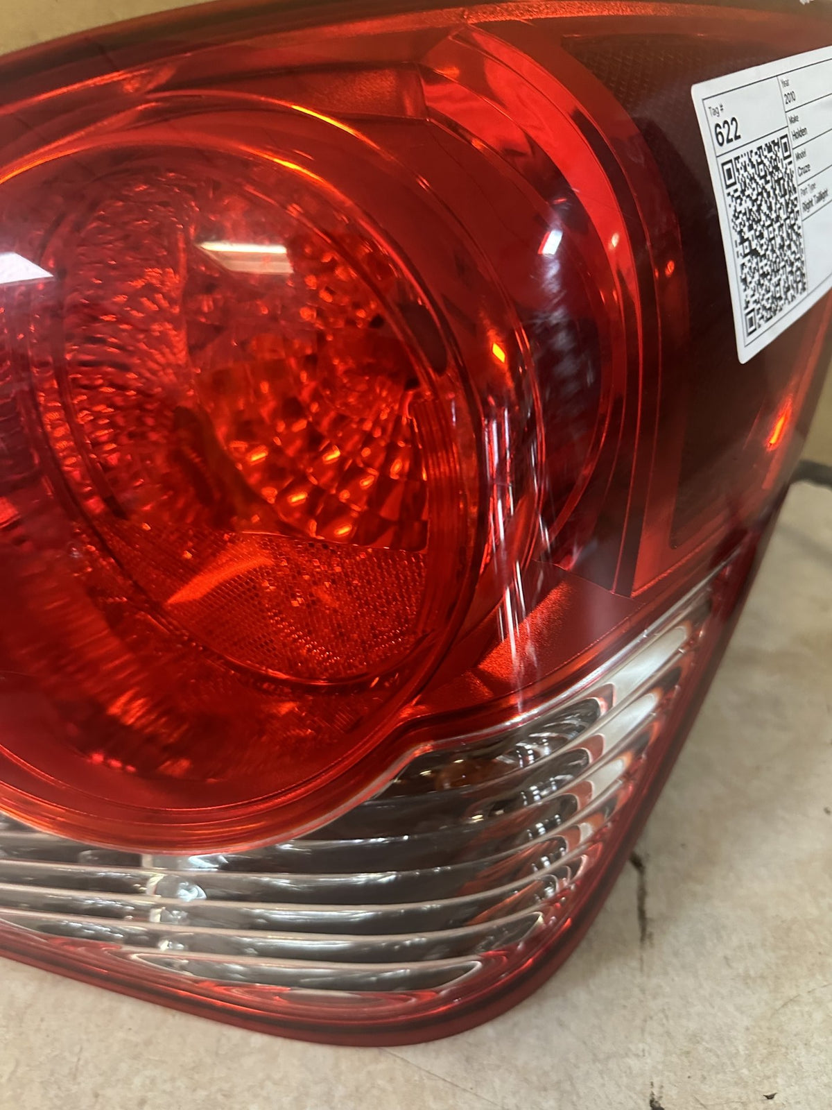 2010 Holden Cruze Cruze Right Taillight 12414