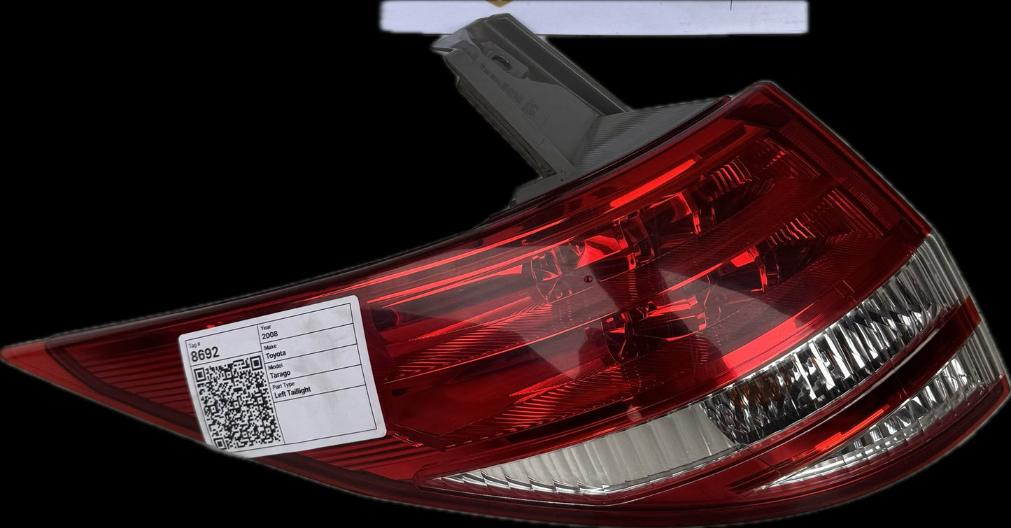 2008 Toyota Tarago Station Wagon Left Taillight