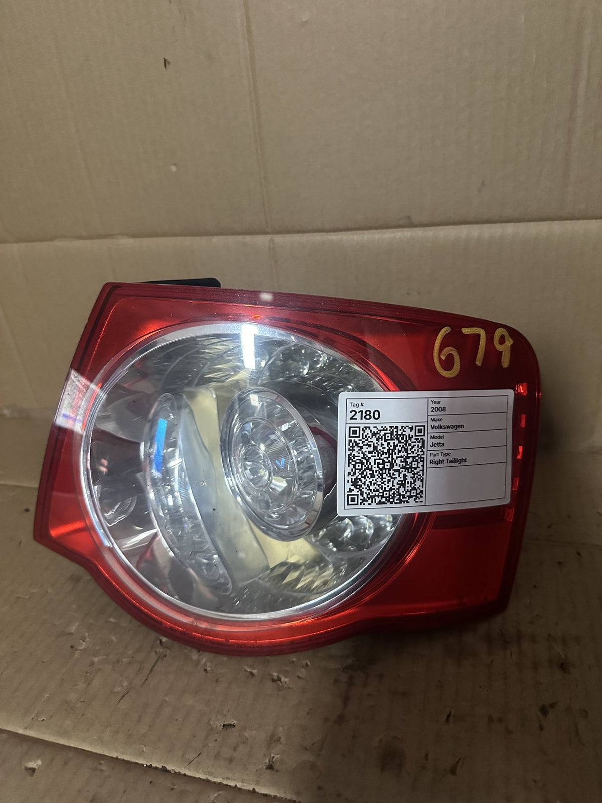 2008 Volkswagen Jetta MK5- 1K Sedan Right Taillight 945096