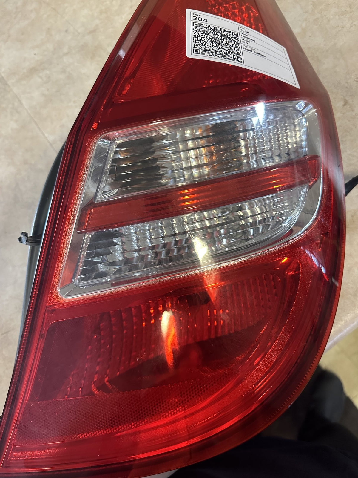 2008 Hyundai i30 Right Taillight 92402