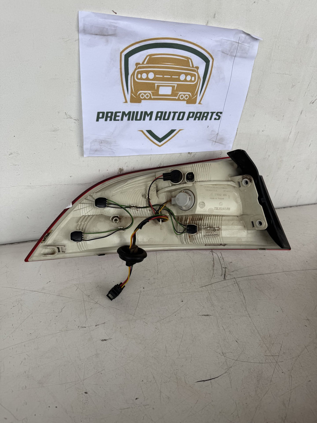 2009 Skoda Superb Sedan Right Taillight