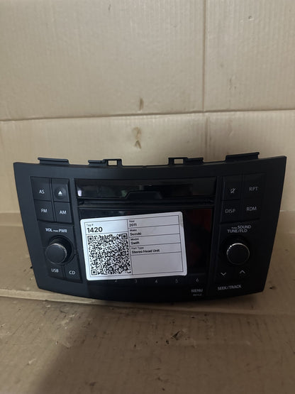 2011 Suzuki Swift - Stereo Head Unit
