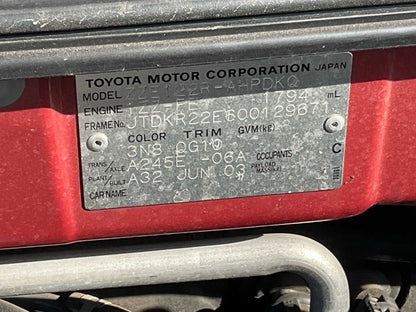 2003 Toyota Corolla  E120Hatchback 
Toyota
Corolla