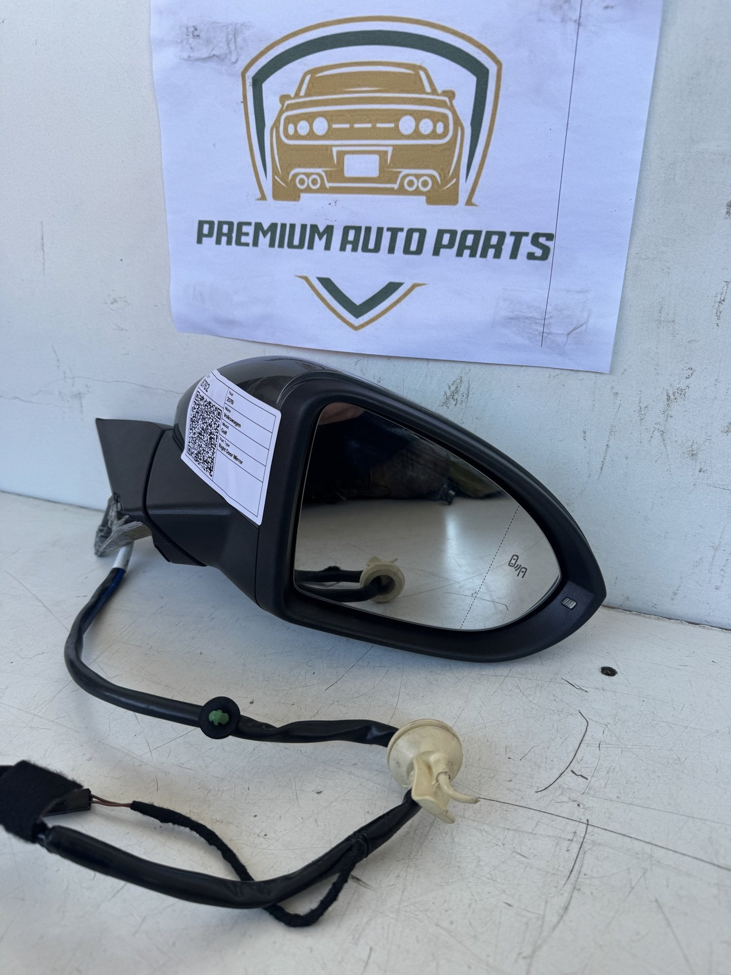 2019 Volkswagen Golf Station Wagon Right Door Mirror 021277