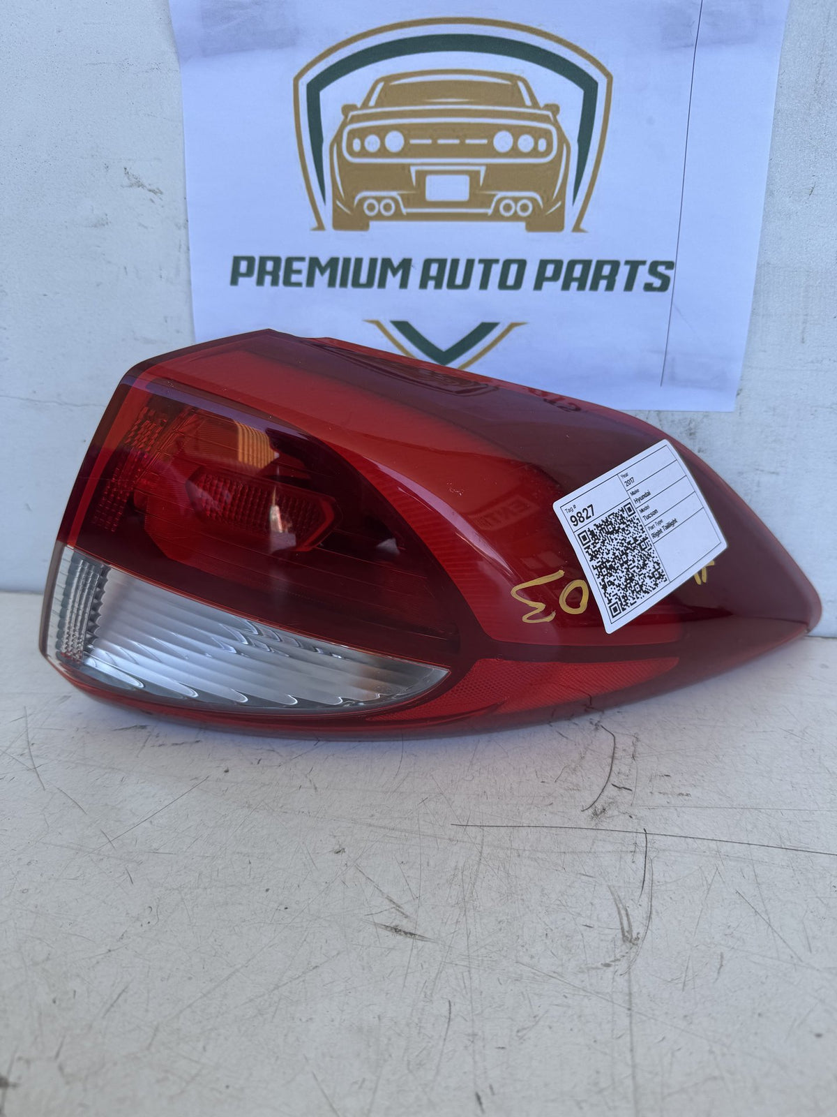 2017 Hyundai Tucson Station Wagon Right Taillight