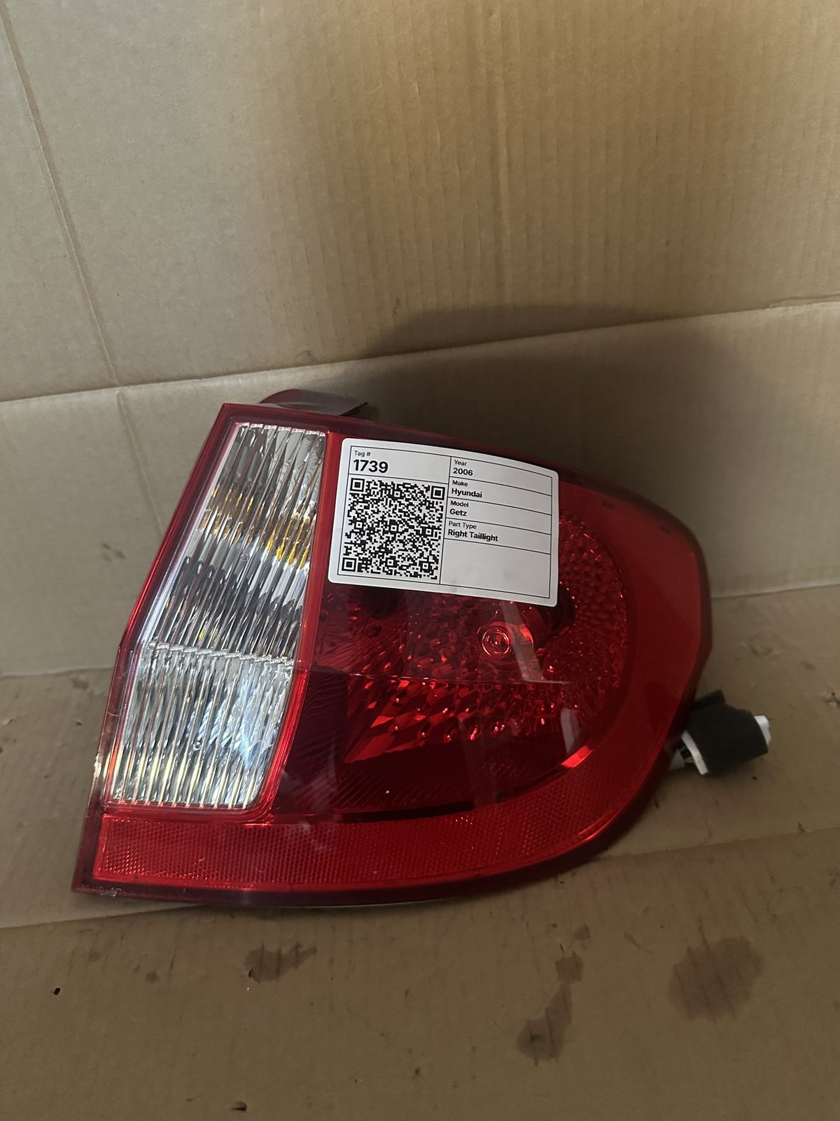 2006 Hyundai Getz - Right Taillight