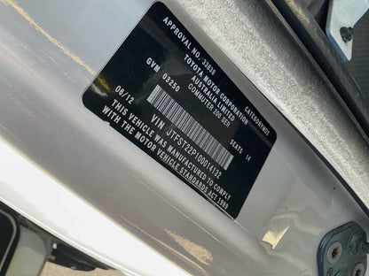 2012 Toyota Hiace Altise H200