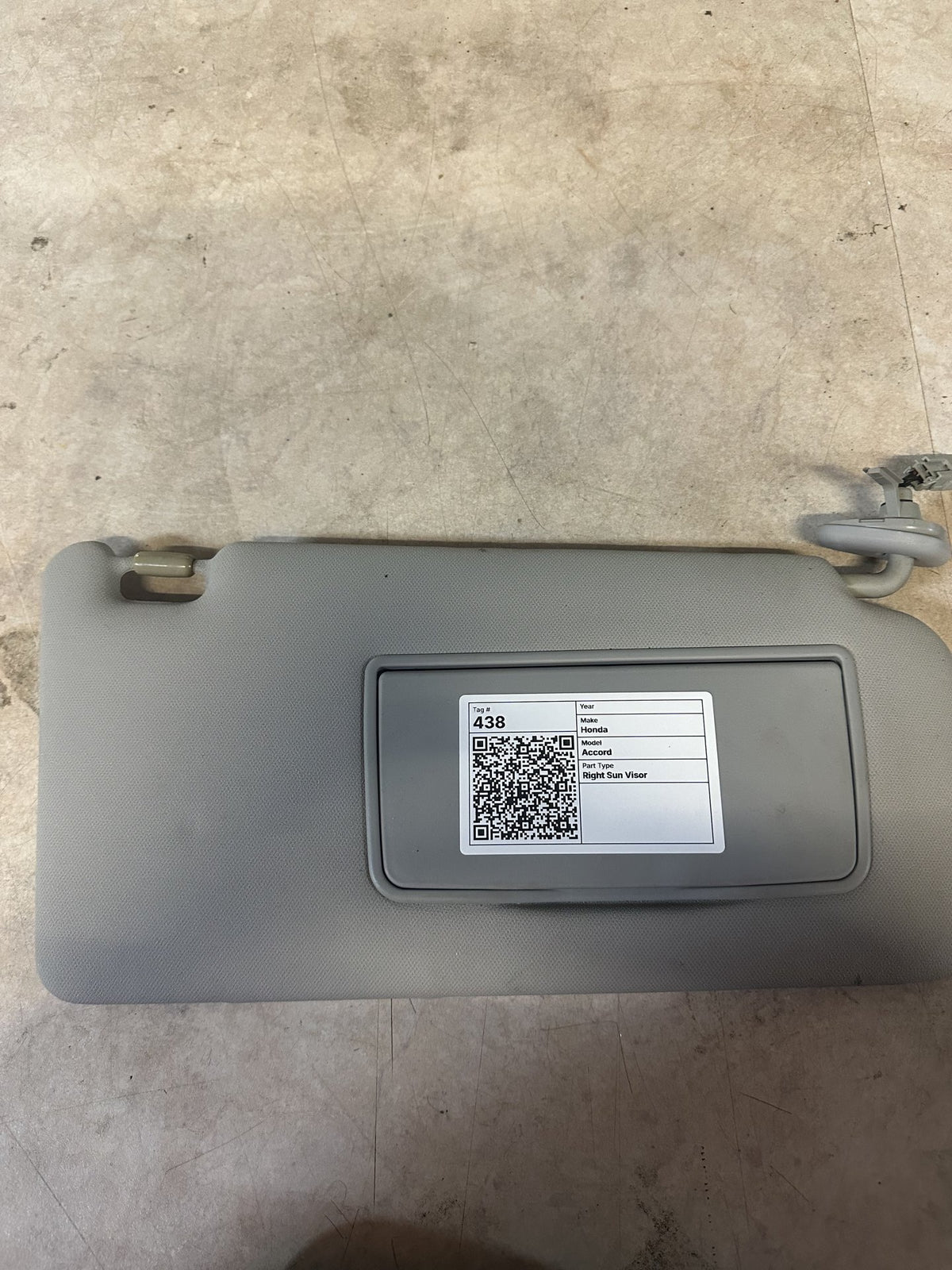 2008-2015 Honda Accord Euro CU2 - Right Sun Visor