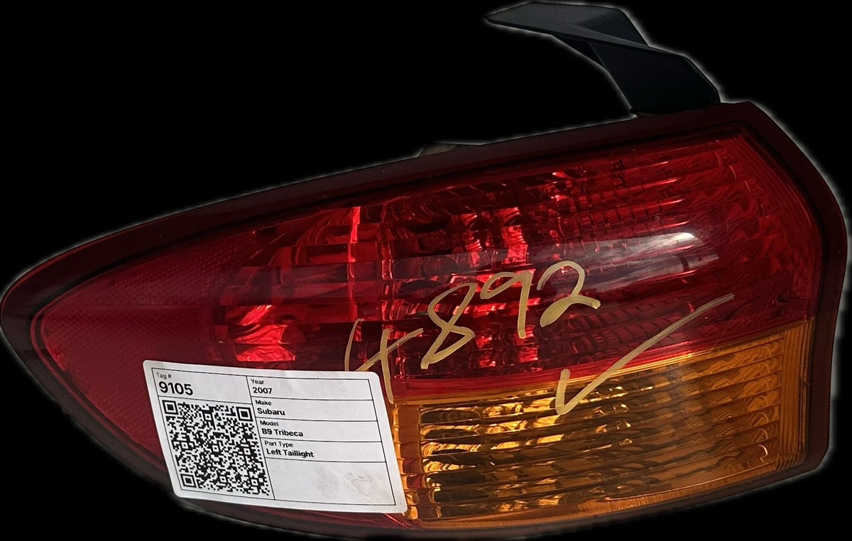 2007 Subaru B9 Tribeca SUV Left Taillight