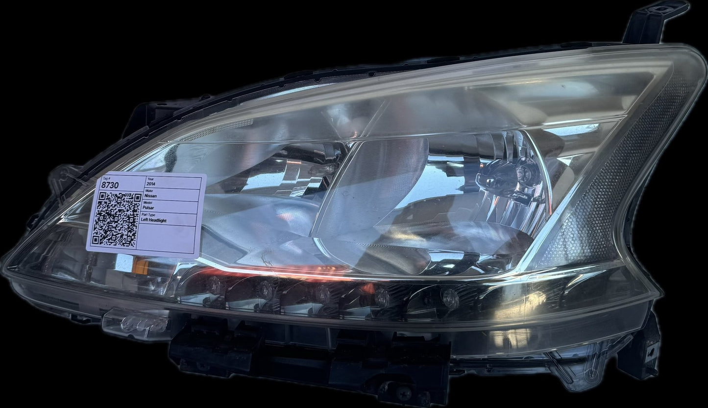 2014 Nissan Pulsar B17 Sedan Left Headlight