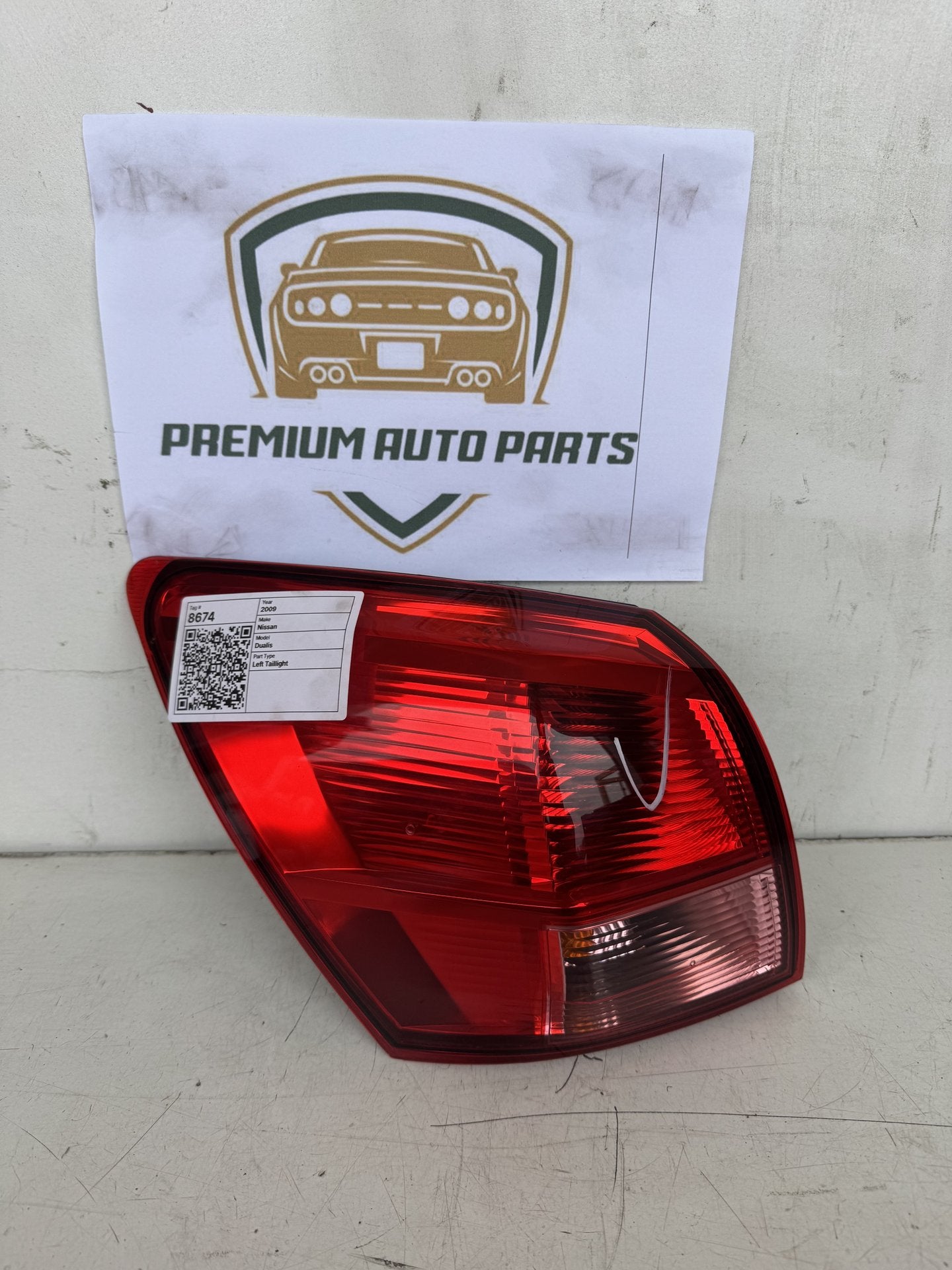 2009 Nissan Dualis Station Wagon Left Taillight