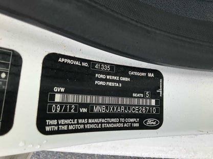 2012 Ford Festiva