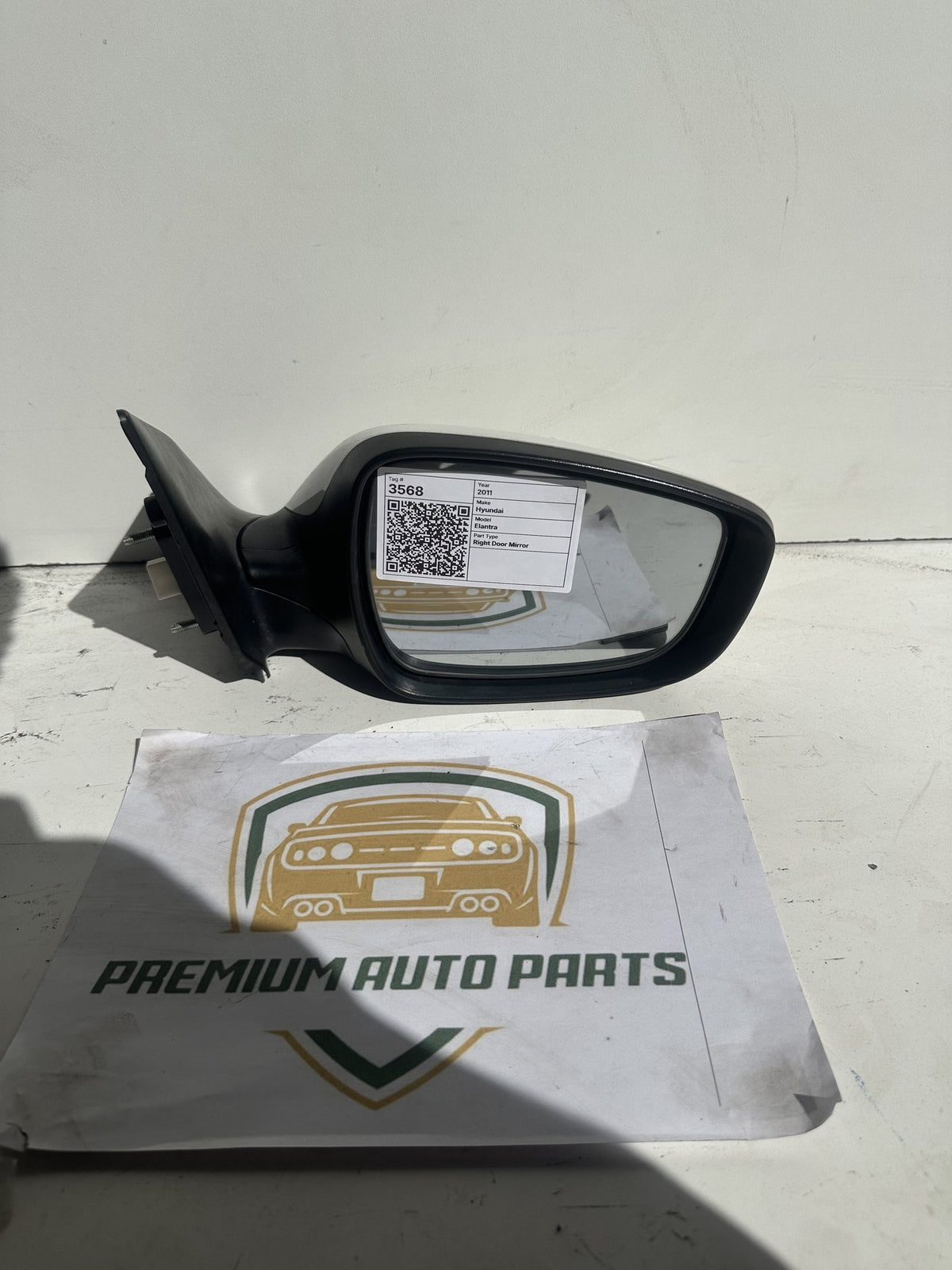 2011-2016 Hyundai Elantra MD Sedan Right Door Mirror 023404
